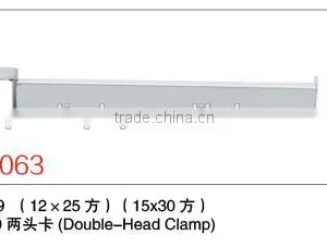 Slatwall Metal Chrome Wood/glass Shelf Brackets thumbnail-2