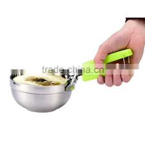 Good Quality Multifunction Plate Stainless Steel Anti-Hot Clip Folder Bowl Metal Clip thumbnail-2