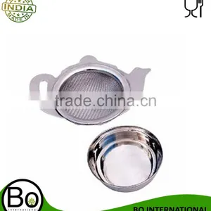 Stainless Steel Cup Tea/ Coffee Strainer With Steel Bowl thumbnail-1