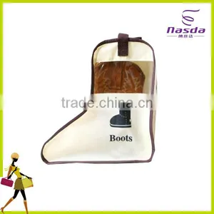 Non Woven Fabric Boot Cover With Pvc Window thumbnail-1