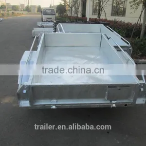 8x4 Chequer Plate Fully Welded Box Trailers Tipping Trailer thumbnail-2