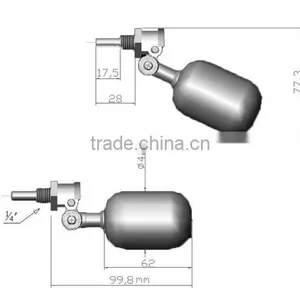 MR8WK-S 1/4"inch Float Type Ball Valve thumbnail-3