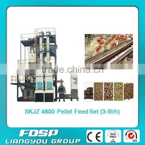 Animal Feed Engineering Machinery 1-2tph Poultry Feed and Pellet Production Plant thumbnail-2