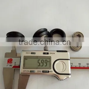 6x24x10 Rodamiento de Bolas Balero Pvc Delrin v Wheel Kit Complete thumbnail-4
