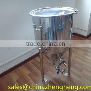 New Style Low Cost 304,316L Stainless Steel Conical Fermenter 30l thumbnail-1