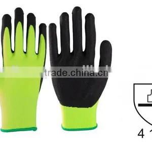 Polyester Crinkle Latex Grip Work Glove thumbnail-2