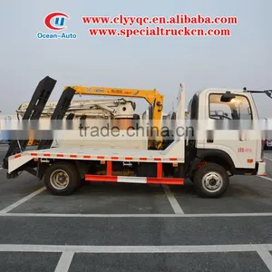 Sinotruk ACE Flat Tow Truck Platform for Sale To Transport Machines thumbnail-4