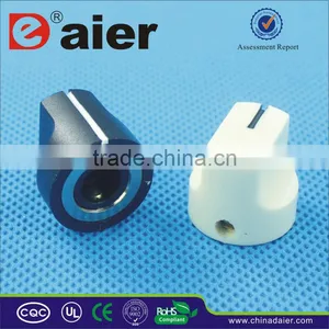 Small White/black Line Plastic Knobs Potentiometer thumbnail-1