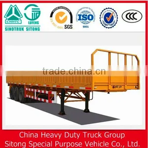 Tri-Axle 40ft Side Wall Loader Trailer for Cargo Transport thumbnail-4