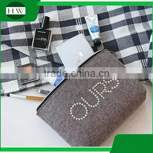 Promotional Gifts Clear Plain Canvas Cosmetic Bag With Zipper and Logo thumbnail-4