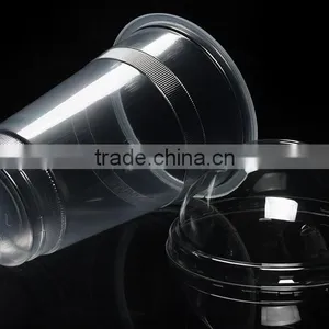 500ml Disposable Plastic Round Lid Milk Tea Cups With Customer Logo thumbnail-6