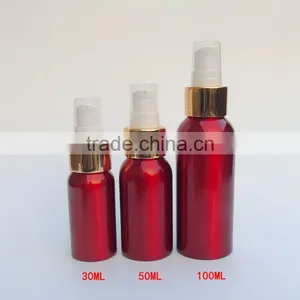 Wholesale 20ml-300ml Aluminum Cosmetic Packaging Lotion Bottles Aluminum Pump Bottles for Skincare Cream thumbnail-4