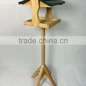 FSC New Products Wooden Hanging Bird Table/bird Feeder for Sale in Factory thumbnail-3