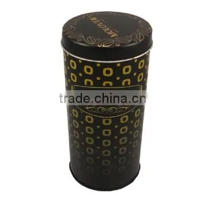 Ecofriendly Delicate Round Coffee Tea Tin Tube thumbnail-1