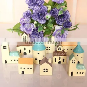 Zakka Grocery Aegean Sea Small Decorative House Micro Landscape Accessories Resin Ornaments Background Props thumbnail-1