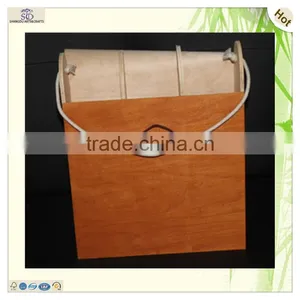 Birch Bark Decorating Handbags Plywood Wood Wine Box thumbnail-2