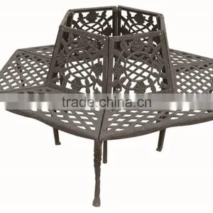 Outdoor Funiture Metal Park Tree Benches thumbnail-1