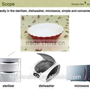 Stocked Porcelain Color Glazed Dinner Ceramic Plate Dishes thumbnail-6