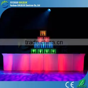 Modern Club Outdoor LED Crescent/Round Bar Counter thumbnail-3