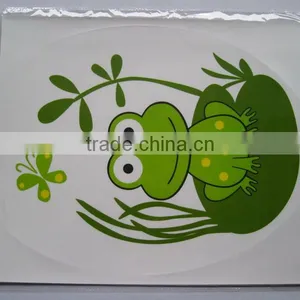 Cute Frog Toilet Seat Sticker thumbnail-1