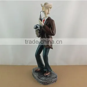 Guo Hao 2015 Hot Sale Wholesale Resin Musician Resin Figure , Custom Musician Statues thumbnail-1