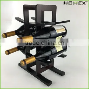 Bamboo Tabletop Wine Rack Wine Shelves Homex BSCI/Factory thumbnail-5