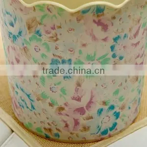 2015 New Beautiful Lace Shape Plastic Dustbin (small) thumbnail-4