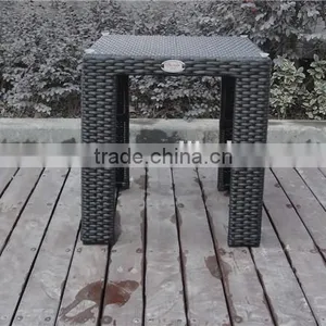 Soho Haiti Aluminum Square Rattan Table With Tempered Glass thumbnail-4
