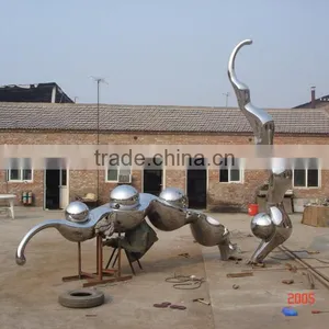 Outdoor Large Stainless Steel Maple Leaf Sculpture for Sale thumbnail-4