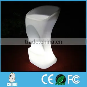 Outdoor Furniture/glowing Plastic Lilluminated LED Bar Chair thumbnail-3