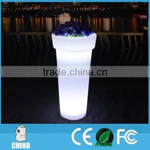 Color Changing LED Solar Powder Outdoor Flower Pot thumbnail-1