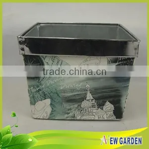 Classical Elegant Indoor Metal Herb Garden Planter Pots thumbnail-6