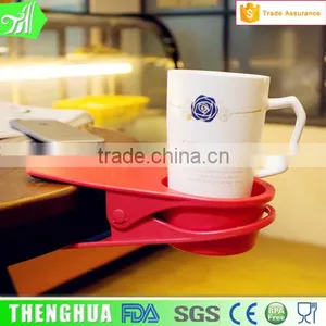 Custom Logo Plastic Table Cup Holder Coffee Drinklip Cup Holder Cilp thumbnail-6