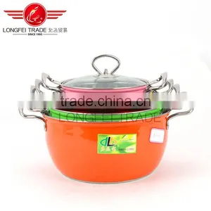Non-stick Stock Pot/soup Stock Pot/stainless Stee Colorful Stock Pot thumbnail-2