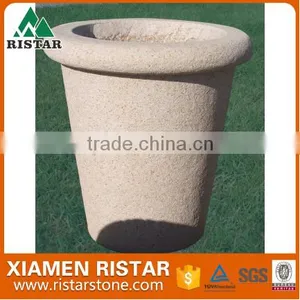 Cheap Granite Stone Garden Flower Pot thumbnail-1