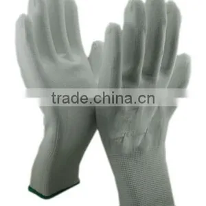 NMSAFETY 13 Gauge Nylon Coated PU Coated Safety Working Glove for Protection thumbnail-1