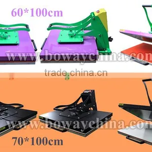 70*100cm Manual High Pressure Clothes Thermal Hot Transfer Flat Printer thumbnail-3