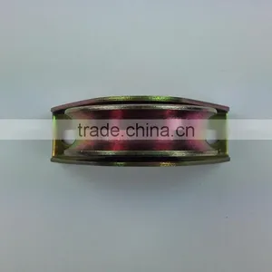 2.5 Inch Sliding Door Wheel Diameter 48mm Thickness 17mm Bearing 6201RS Groove "U" With Outer Support ITEM:518PCR thumbnail-4