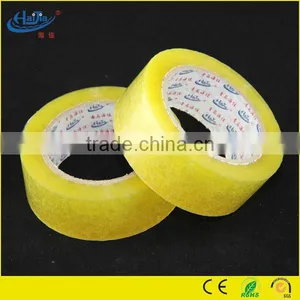 Waterproof Yellowish Bopp Packing Tape/solvent Based Acrylic LT. Yellow Bopp Tape thumbnail-1