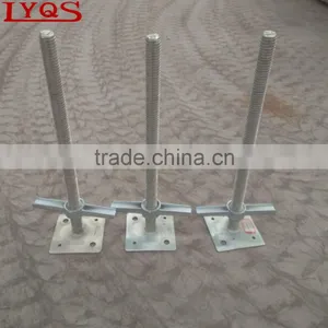 Base Jack Scaffolding Parts Scaffolding Base Plate Adjustable Pipe Screw Jack Base thumbnail-1