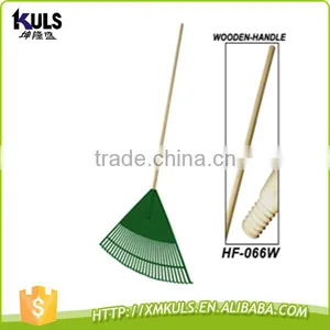 30T Plastic Leaf Rake With Long Foam Grip Hardwood Handle thumbnail-4