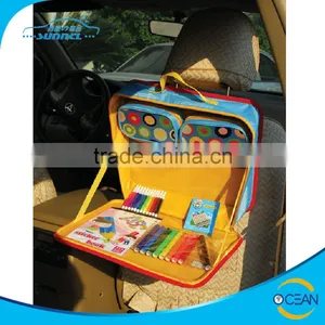 Car Kick Mat Organizer , Storage Toys Bag for Baby and Kids thumbnail-1