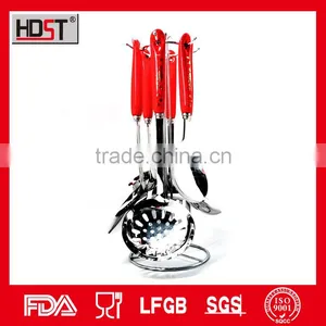Ceramic Red Flower Handle Kitchen Appliance Korean Popular 304 Stainless Appliances for Kitchen thumbnail-1