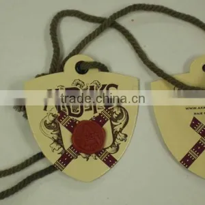 2017 Customized Jeans Paper Hang Tag Design With String thumbnail-4