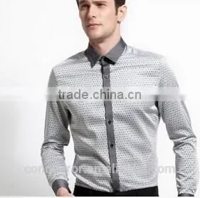 100% Cotton,Fashion,Business Men's Shirt BSRT0075 thumbnail-2
