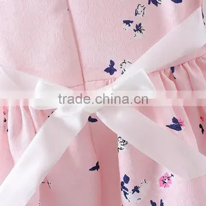 New Design Hot Sale Summer 2017 Baby Clothes Wholesale Printing Cotton Clothing Boutique Custom Kids Baby Birthday Girl Dress thumbnail-5