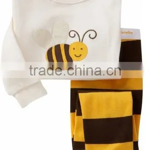 Boys and Girls Bee Patter Pajamas Suits Kids Nightgown Baby Sets thumbnail-1