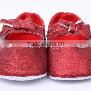 214 Brand New Infant Baby Girls Glitter Shoes Fashion Newborn Baby Soft Cotton Prewalker Baby Shoe thumbnail-5