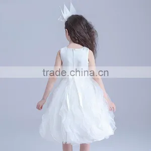 Children Summer Frock Girl Fashion Dresses for Party Stripes Ruffle Designs Dress thumbnail-2
