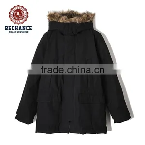 Cotton Wholesale Parka Jacket With Fur thumbnail-3